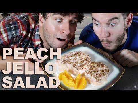 Grandma's Peach Jell-O Salad