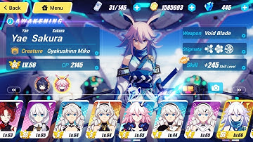 Honkai Impact 3 - Yae Sakura SS Ranked up! Gameplay Android / iOS