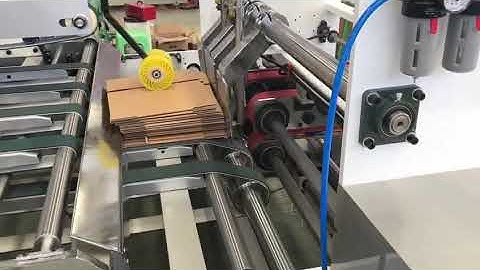 QH-PACK Top Quality High Speed Automatic Folder Gluer with Automatic Strapping Machine