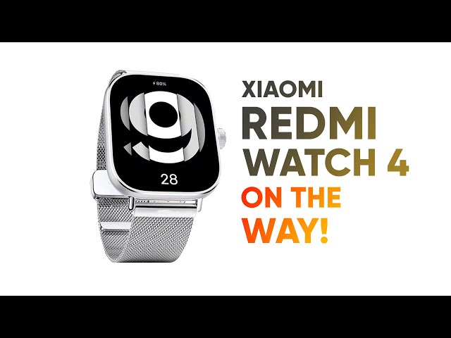 Un vistazo al Redmi Watch 4 antes de su presentación oficial