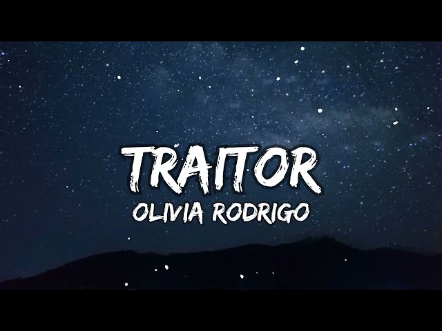 Traitor - Olivia Rodrigo (Lyrics) | Cover by Habibie Rive Project class=