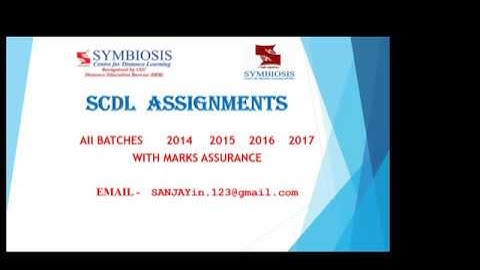 SCDL ASSIGNMENTS 2016  SCDL PGDBA ASSIGNMENTS  MBA PROJECT REPORT