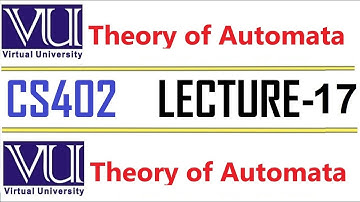 CS402 Theory of Automata Lecture  17 VU short  lecture NFA and Kleene’s Theorem