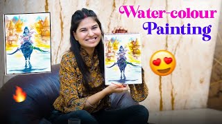 Water Colour Painting 🔥 By Artist Shikha Sharma | How to make Water colour |