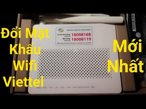 Cách Đổi Mật Khẩu Wifi Viettel Mới Nhất 2020 (Modem ...