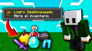 Minecraft, pero los logros te dan cosas OP