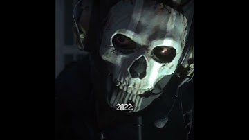 Ghost in 2009 vs 2022 🤯 | #shorts #mw2