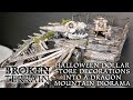 Halloween Dollar Store Decorations turned into a Dragon Mountain Diorama