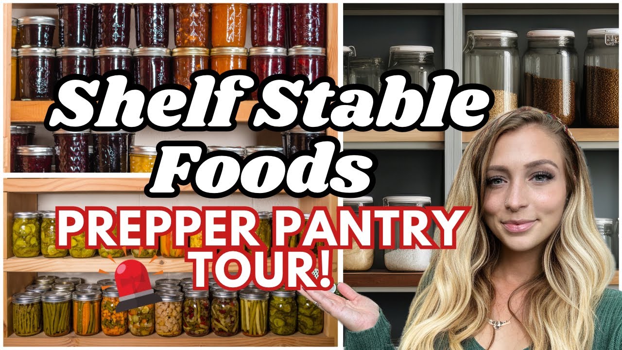 Prepping For Lockdowns, Food Shortages and Inflation Canning Pantry