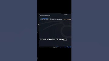 Find IP address  with kali Linux 💀⚔️ || #kalilinux #ethicalhacking #nmap #ipadress #hacker#commands