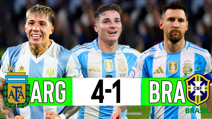 Argentina vs Brazil ( 4-1 ) | Extended Highlights & Goals