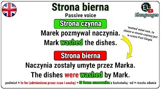 Strona bierna i czynna angielski gramatyka - active and passive voice in English