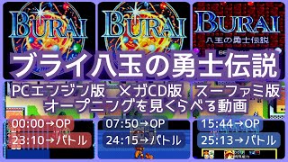 BURAI ブライ 八玉の勇士伝説くらべ【PCエンジン/メガCD/スーパーファミコン】