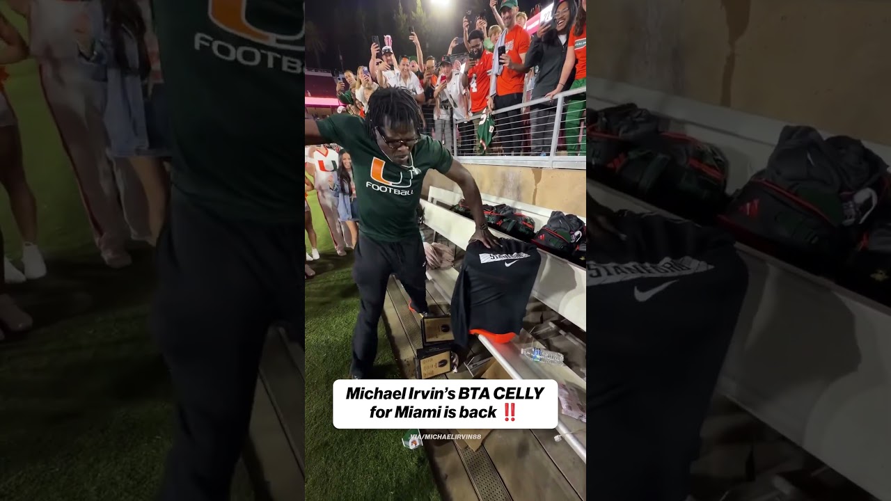 Michael Irvin had a message for Stanford after Miami's 45-6 win 🤣