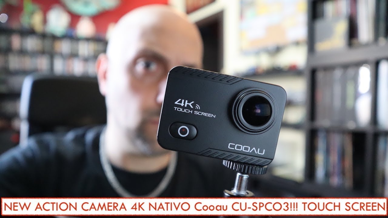 NEW ACTION CAMERA 4K NATIVO Cooau CU-SPCO3!!! TOUCH SCREEN