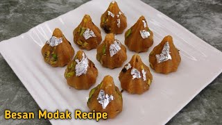 Besan Modak Recipe | Besan Coconut Modak Recipe | Modak, Ganpati Bhog | The Flavour Explorer