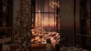 Christmas Night cozy living room 528Hz solfeggio freuency relaxing uplifting music warm ambience