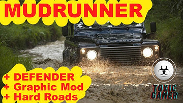 Spintires Mudrunner with Graphics mod + Defender mod + Hard map