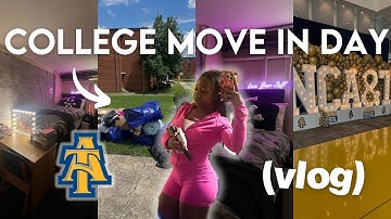 COLLEGE MOVE IN DAY VLOG | NCAT *freshman*