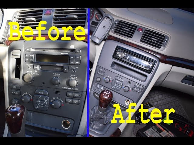 How to Remove & Install Volvo V70 S60 S80 Radio - DISCONNECT BATTERY FIRST!  - YouTube