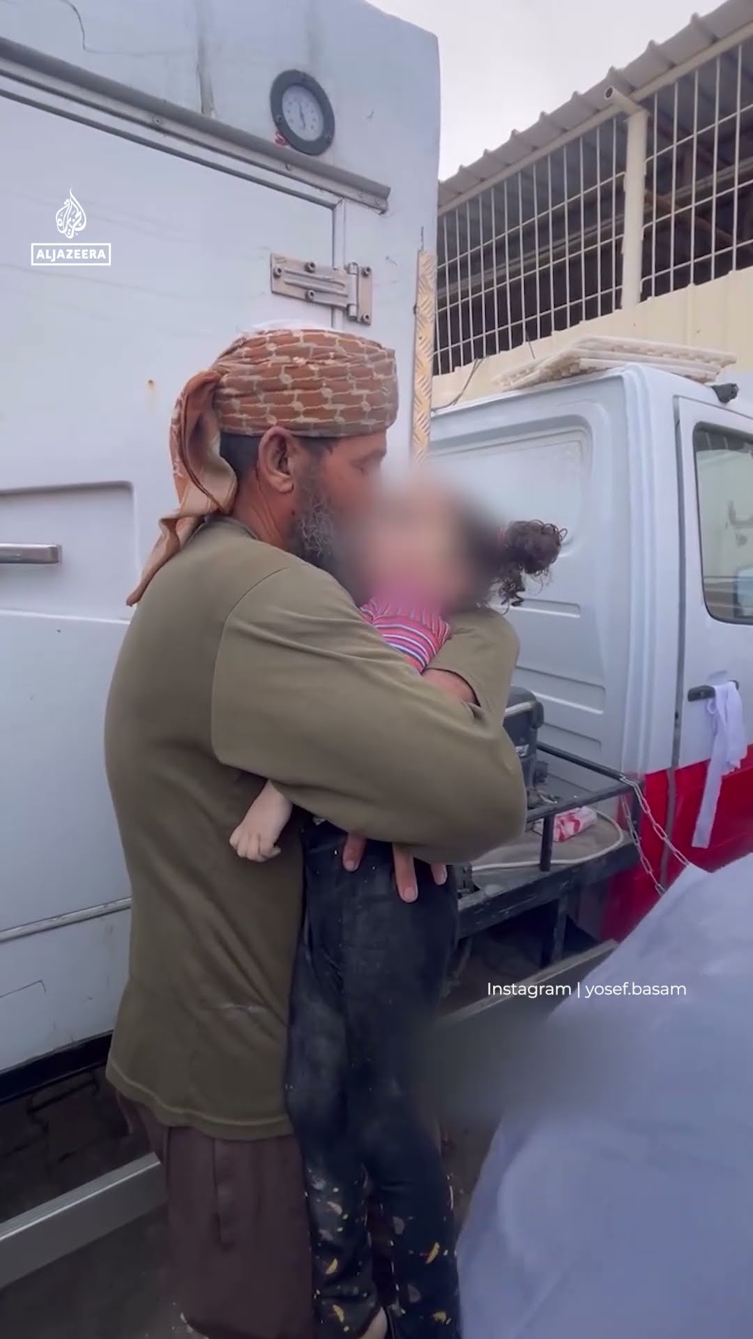 Israeli strike kills Palestinian grandfather Khaled Nabhan | AJ #shorts