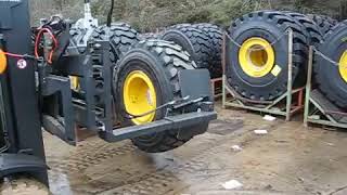 tyre handler by Gemini Equipment And Rentals Pvt. Ltd. 156 views 3 years ago 24 seconds