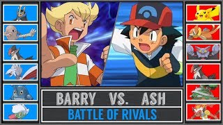 Ash vs. Barry (Pokémon Sun\/Moon) - Sinnoh Battle of Rivals
