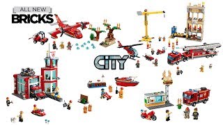 Lego City Fire Compilation of Fire Rescue Sets