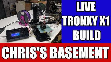 Tronxy X1 3D Printer Unboxing, build and First Print - Chris