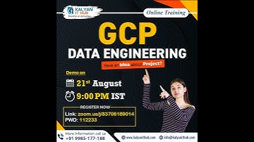 GCP Data Engineering - New Batch | Kalyan IT Hub