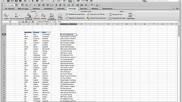 Comment concaténer dans Excel ?