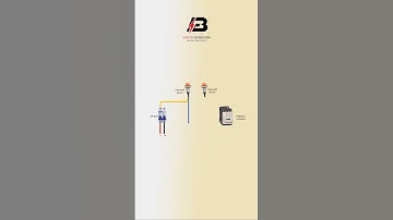 How To Make 2 Wire Sensor in Magnetic Contactor Connection Diagram #MCB #shorts #electrical