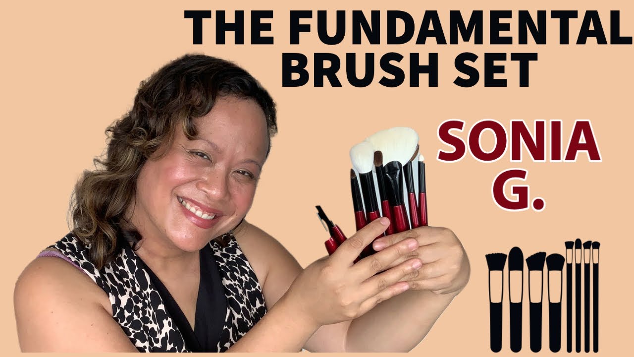 sonia g travel brush set