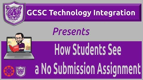 No Submission Assignments: As Students See Them