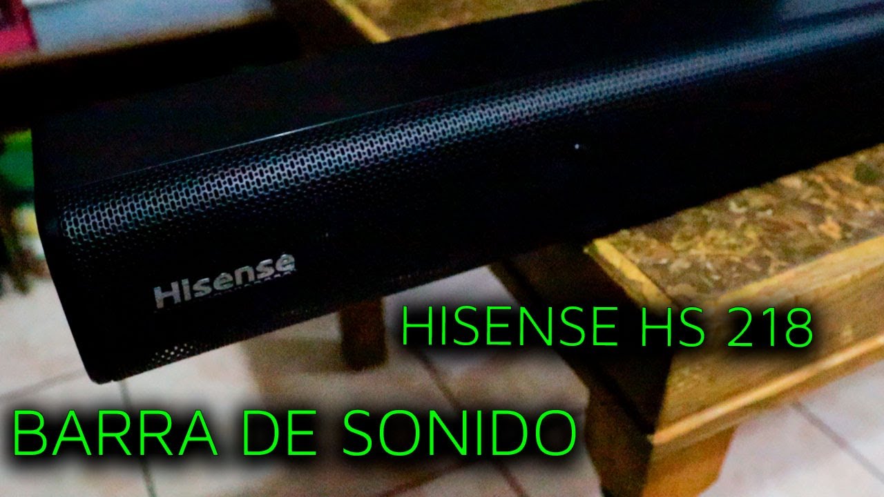 Barra de sonido HS218 200W Hisense