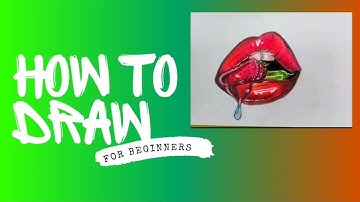 How to draw realistic lips step by step tutorial #ytvideo #viralvideo