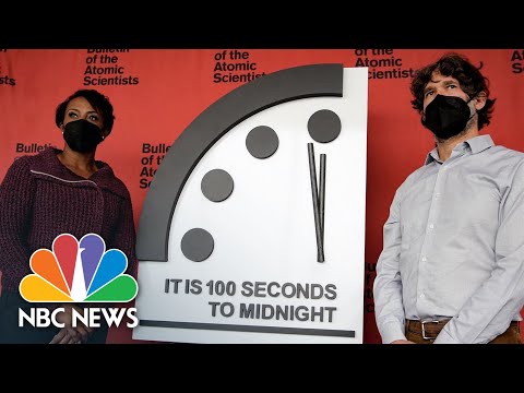 Doomsday Clock Remains At 100 Seconds To Midnight, Unchanged From 2021.