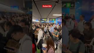 11 October 2023  Hong Kong and the MTR. Rush Hour.travel hongkong viral