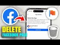 How To Delete Facebook Page