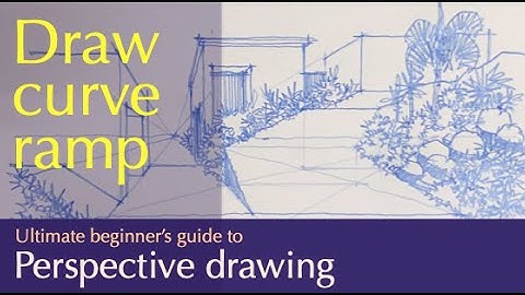 Perspective Drawing : [must see] Draw ramps and pathways in multi-point perspective #shorts