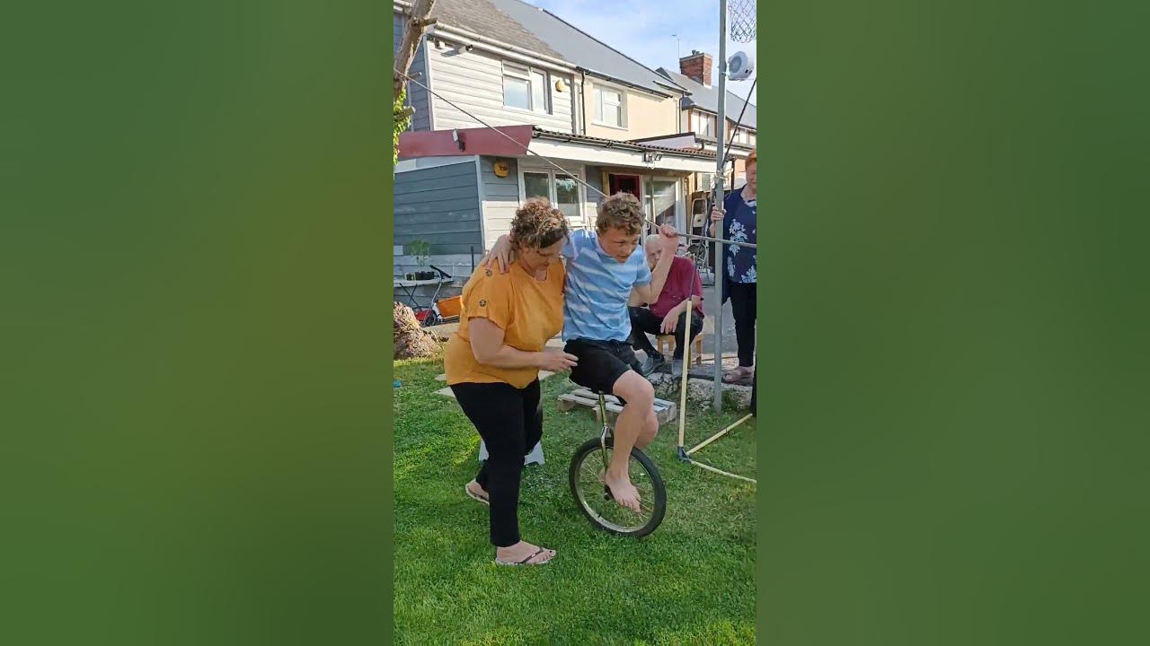 Learning how to ride a unicycle. YouTube