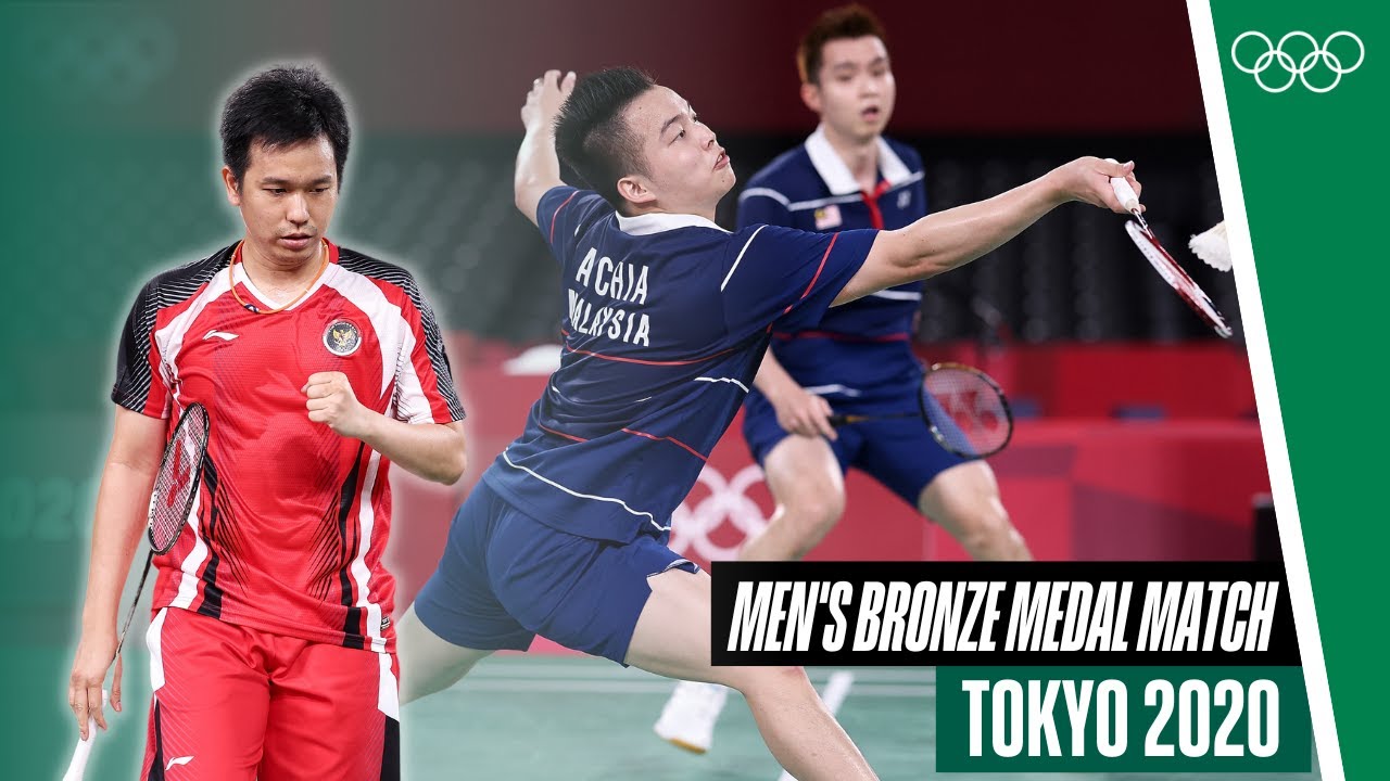 🏸 Mens Doubles Badminton Bronze Medal Match at Tokyo 2020