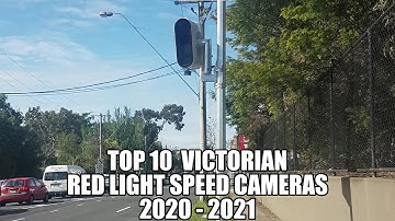 Top 10 Victorian Red Light Speed Cameras 2020-2021