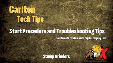 J.P. Carlton | Tech Tips| Starting Procedure and Troubleshooting| Remote System w/ Digital Display