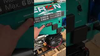 Heron 17hp 8.3kw 32amp hybrid generator