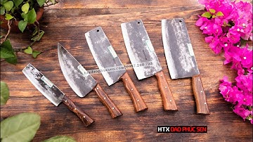 BỘ DAO 5 MÓN ĐẦY ĐỦ CHỨC NĂNG PHÙ HỢP VỚI MỌI GIA ĐÌNH - HÀNG CHUẨN CỦA HTX DAO PHÚC SEN