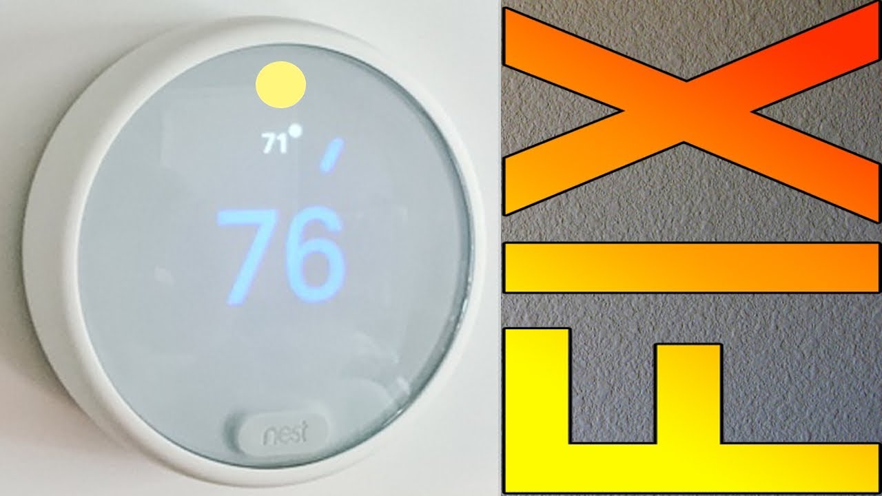 nest-thermostat-blinking-green-light-non-responsive-fix-youtube