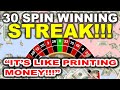 30 spin winning streak trust the process roulette grapefruitsystems