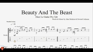 Beauty And The Beast - Guitar Tutorial + TAB
