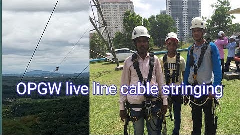 opgw live line cable stringing #vlog #viral